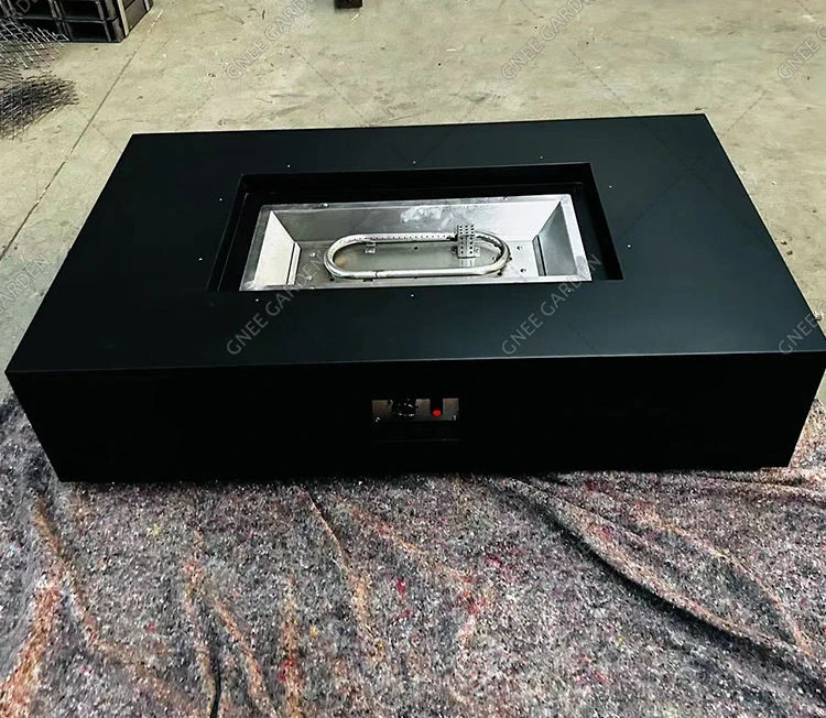 Professional Supplier's Corten Steel Gas Fireplace Propane Gas Fire Pit Burner for Home Use