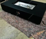 Corten Steel Outdoor Gas Fire Pit Durable Table Place for Outdoor Entertaining