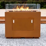 Modern Fire Table Corten Steel Outdoor Gas/Propane Fire Pits