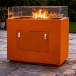 Camping Outdoor Fire Pit Burner Corten Steel Outdoor Gas Fire Pit