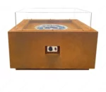 Customized Square Garden Camping Warmer Tabletop Gas Fire Pit