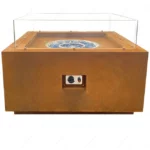 Outdoor Fireplace Square Shape Fire Pit Gas Fire Pit Table