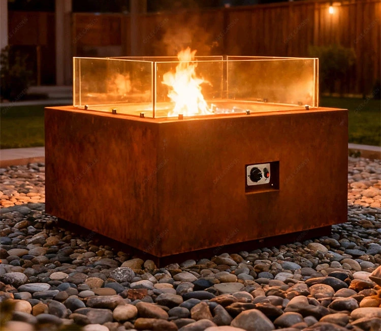 China Manufacture Good Quality Outdoor Rectangle Fire Pit