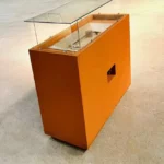 Outdoor Corten Steel Gas Fire Pit Table with Powder Coating Eco-Friendly Natural Rusted Finish for Propane Use