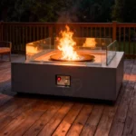 Outdoor Patio Garden Furniture Fire Pit Tables Gas Propane Fire Pit Table