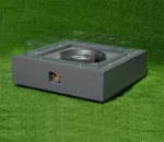 Corten Steel Square Fire Pit Outdoor Camping Gas Propane Gas Outdoor Metal Fire Pit