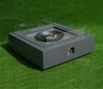 Corten Steel Square Fire Pit Outdoor Camping Gas Propane Gas Outdoor Metal Fire Pit