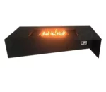 Modern Backyard Furniture Natural Rusted Corten Steel Gas Propane Fire Table Outdoor Fire Pit Eco-Friendly