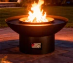 Fire Bowl Outdoor Fire Pit Gas Propane Fire Pit Gas Pit Table Round