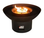 Outdoor Corten Steel Propane Gas Fire Pit Patio Heater with Eco-Friendly Design