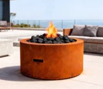 Wholesale Propane Natural Corten Steel Gas Table Fire Pit