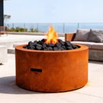 Wholesale Propane Natural Corten Steel Gas Table Fire Pit