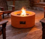 Gas Square Fire Pit Corten Steel Fire Pit Smokeless Fire Pit Table