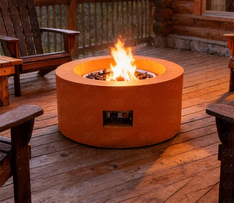Gas Square Fire Pit Corten Steel Fire Pit Smokeless Fire Pit Table