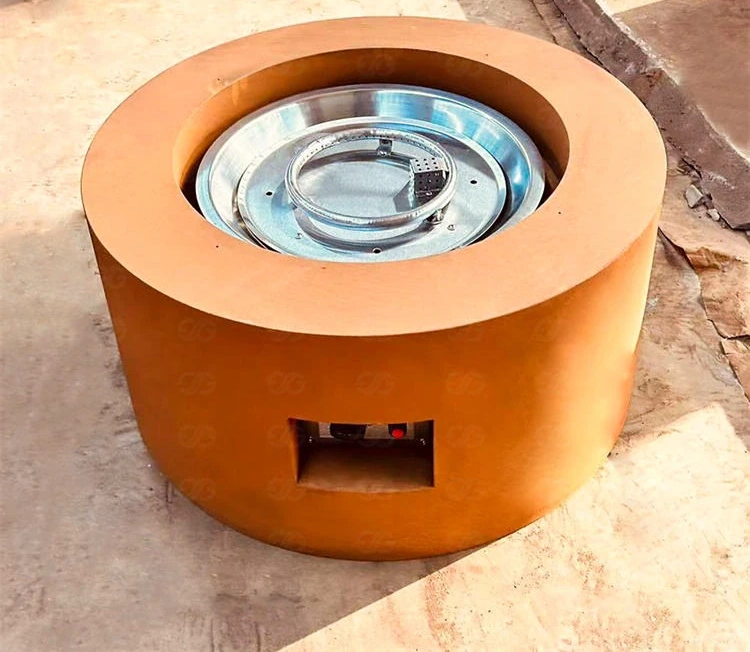 Outdoor Garden Corten Steel Natural Gas Propane Fire Pit with Powder Coated Finish Eco-Friendly