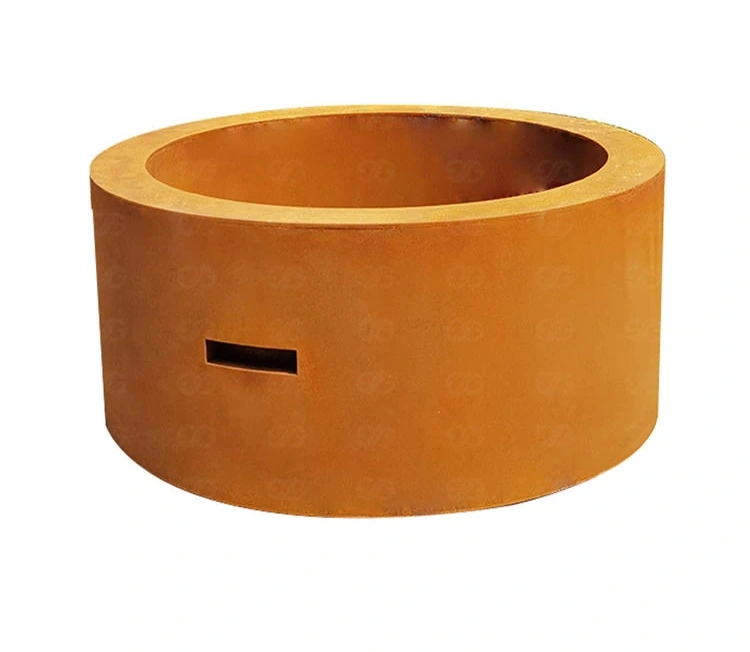 Corten Steel Natural Rusted Eco-Friendly Powder Coated Gas Fire Pit Tabletop Outdoor Patio Heater