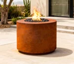 Corten Steel Heater Gas Outdoor Fire Pit Outdoor Smokeless Gas Fire Pit