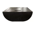 Patio Square Corten Steel Gas Firepit Table Stylish Propane Fire Pits