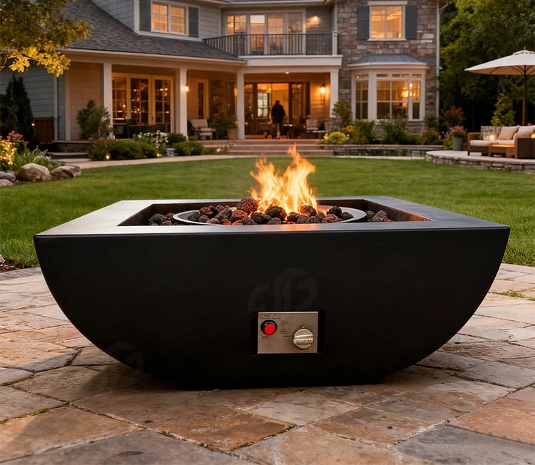 Customized Outdoor Fire Pit Table Outdoor Furniture Patio Gas Fire Pit