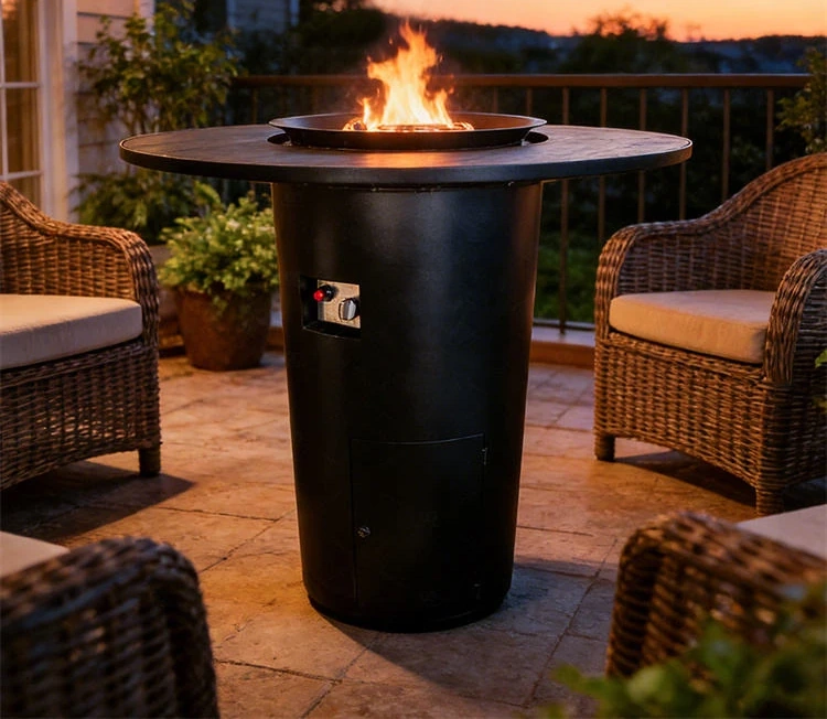 Corten Gas Fire Pit Corten Steel Burner Fire Pits Gas Stove Table Outdoor