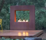 New Design Gas Burning Stove Fireplace Outdoor and Indoor for Cabin