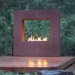 New Design Gas Burning Stove Fireplace Outdoor and Indoor for Cabin