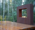 New Design Gas Burning Stove Fireplace Outdoor and Indoor for Cabin