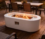 Outdoor Heater Patio Gas Firepit Steel Natural Gas Fire Pit Propane Fire Pits for Sale