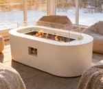 Outdoor Heater Patio Gas Firepit Steel Natural Gas Fire Pit Propane Fire Pits for Sale