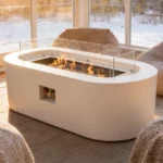 Outdoor Heater Patio Gas Firepit Steel Natural Gas Fire Pit Propane Fire Pits for Sale