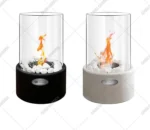 Real Smokeless Flame Indoor/Outdoor Portable Steel Small Tabletop Ventless Mini Garden Fire Pit Ethanol Fireplace