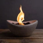 Hot Selling Small Portable Bio Ethanol Fireplace Tabletop Fire Pit for Concrete and Cement Veneer