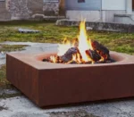 Natural Gas Fire Pit Tabletop Fireplace with Glass Gas Fire Pit on Sale Factory