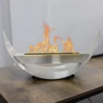 Indoor Tabletop Mini Portable Fire Place Stainless Steel Smokeless Fire Bowl Outdoor Table Top Gas Fire Pit
