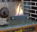 Indoor Tabletop Mini Portable Fire Place Stainless Steel Smokeless Fire Bowl Outdoor Table Top Gas Fire Pit