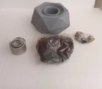 Concrete Modern Gas Mini Tabletop Fire Bowl Fire Pit for Indoor Use