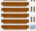 Durable Landscape Garden Edging Strip Lawn Grass Decoration Edging Garden Border