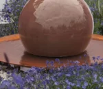 Luxury Round Globe Ball Fire Bowl Outdoor Wood Burning Smokeless Corten Steel for Garden Ornaments