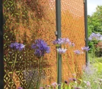 Modern Corten Steel Indoor Home Garden Laser Cut Fence Panels Outdoor Privacy Decorative Room Divider Metal Screen