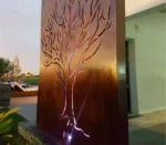 Laser Cut New Design Garden Outdoor Corten Steel Room Dividers Screens Partitions