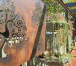 Laser Cut New Design Garden Outdoor Corten Steel Room Dividers Screens Partitions