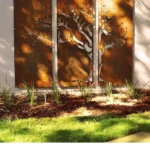 Outdoor Decorative Corten Steel Rusty Laser Cut Panels Garden Wall Ornament Metal Screen