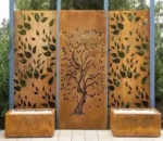 Laser Cut Decoration Garden Metal Corten Steel Screens