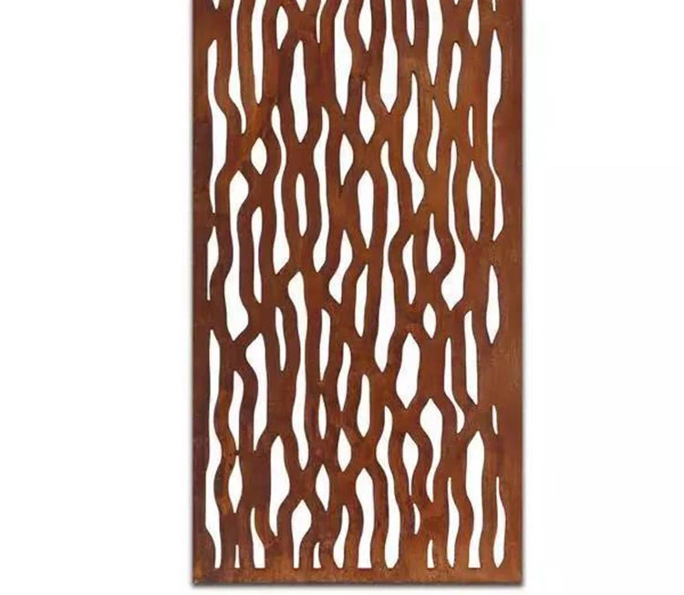 Corten Garden Fence Decorations Metal Fence Fences Panels