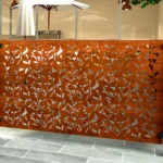 Corten Garden Fence Decorations Metal Fence Fences Panels