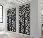 Corten Garden Fence Decorations Metal Fence Fences Panels