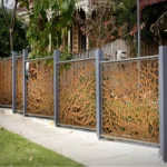 Corten Steel Decorative Laser Cut Metal Steel Screen Panels Perth Laser Cut Screen Fence Door Partition Plates Room Dividers