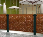 Corten Steel Decorative Laser Cut Metal Steel Screen Panels Perth Laser Cut Screen Fence Door Partition Plates Room Dividers