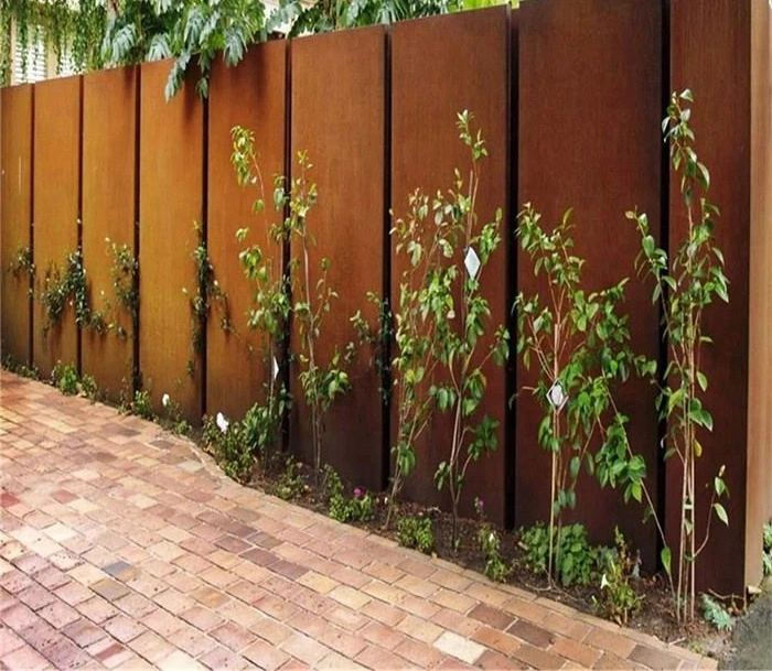 Corten Steel Decorative Laser Cut Metal Steel Screen Panels Perth Laser Cut Screen Fence Door Partition Plates Room Dividers