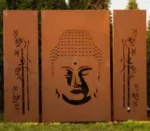 Outdoor Privacy Manufacturer Corten Steel Garden Decorative Screens